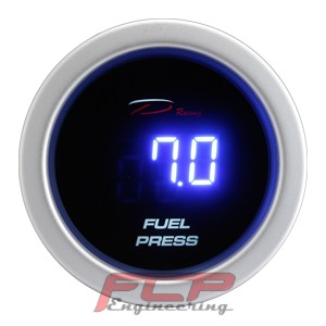 Depo Racing digital fuel pressure gauge 6bar 52mm D-BL5267B