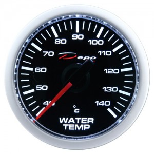 Depo Racing digital 52mm water temperature gauge CSM-W5237B