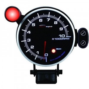 Depo Racing electronic 95mm tachometer 0-10000rpm PK-WA9593B