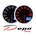 Depo Racing Digital + analog Luft-Kraftstoff Meter, getöntem linse