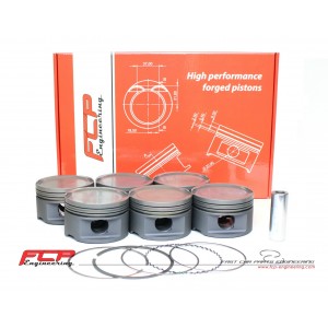 Audi S4 RS4 3.0 V6 Biturbo Stroker FCP forged pistons 83mm CR 9.0 22mm pin